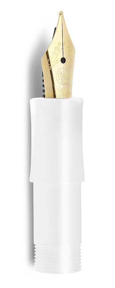 Сменное перо Kaweco для перьевой ручки Classic Sport White сталь/позолота BB (очень широкое), артикул 10001059. Фото 1