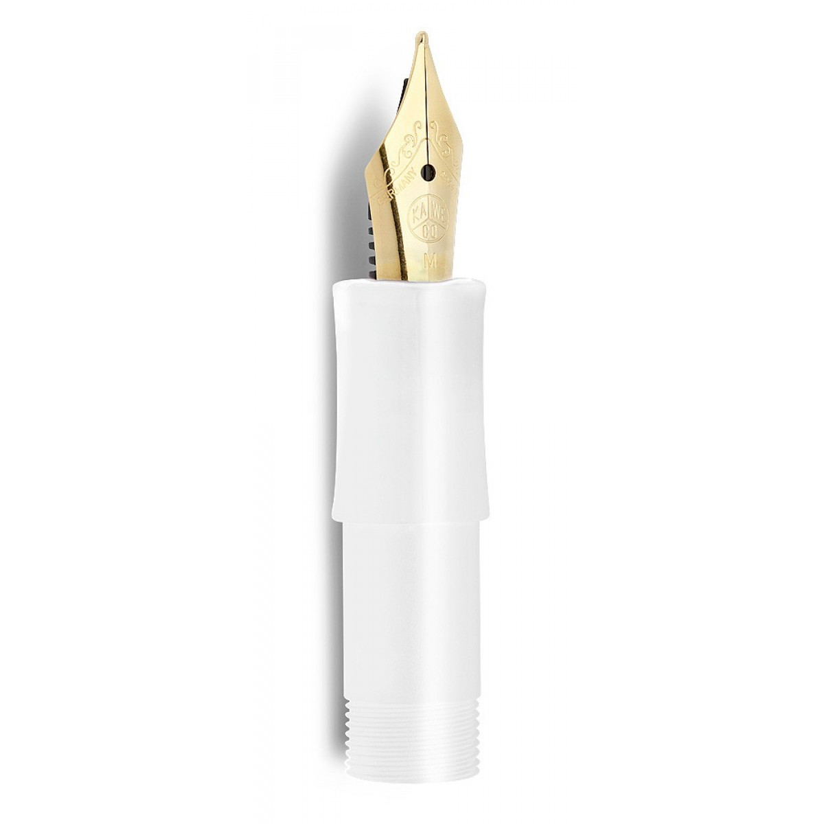 Сменное перо Kaweco для перьевой ручки Classic Sport White сталь/позолота BB (очень широкое), 10001059 Сменное перо Kaweco для перьевой ручки Classic Sport White сталь/позолота BB (очень широкое), артикул 10001059. Фото 1