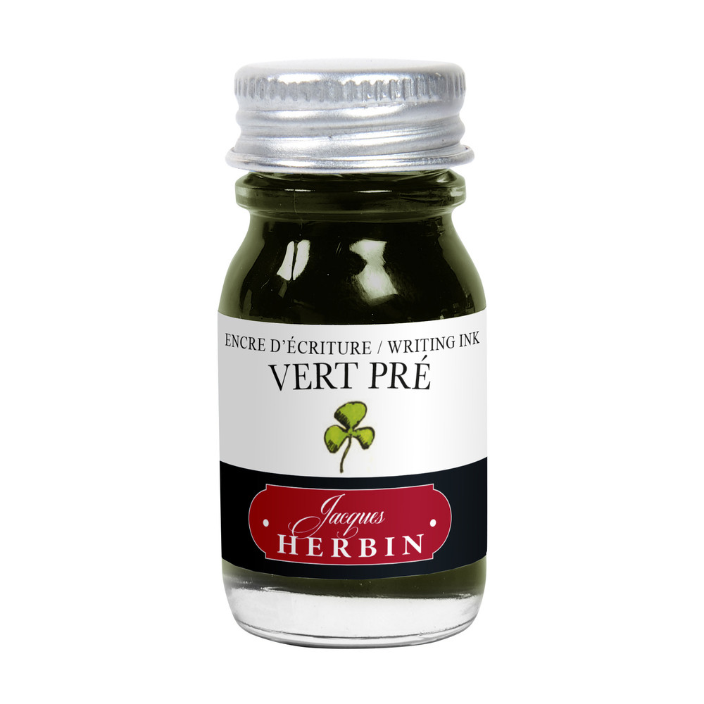 Флакон с чернилами Herbin Vert pre (салатовый) 10 мл, артикул 11531T. Фото 1