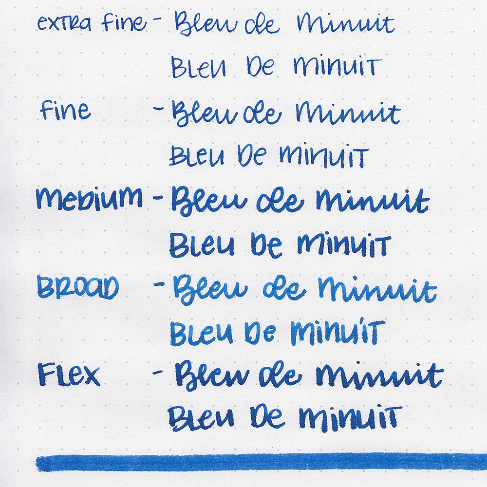 Картриджи с чернилами (7 шт) для перьевой ручки J. Herbin Bleu de Minuit (синий), артикул 11019JT. Фото 3