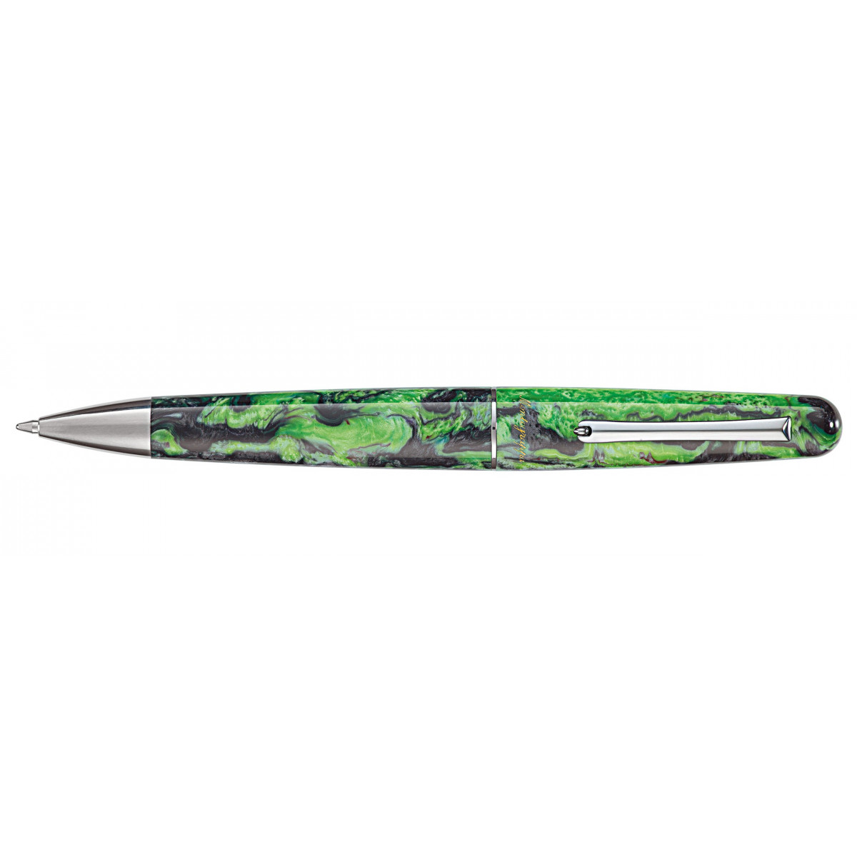 Шариковая ручка Montegrappa Elmo 01 Fantasy Blooms Black Star Calla Lily, артикул elmo01-bc-bp. Фото 1