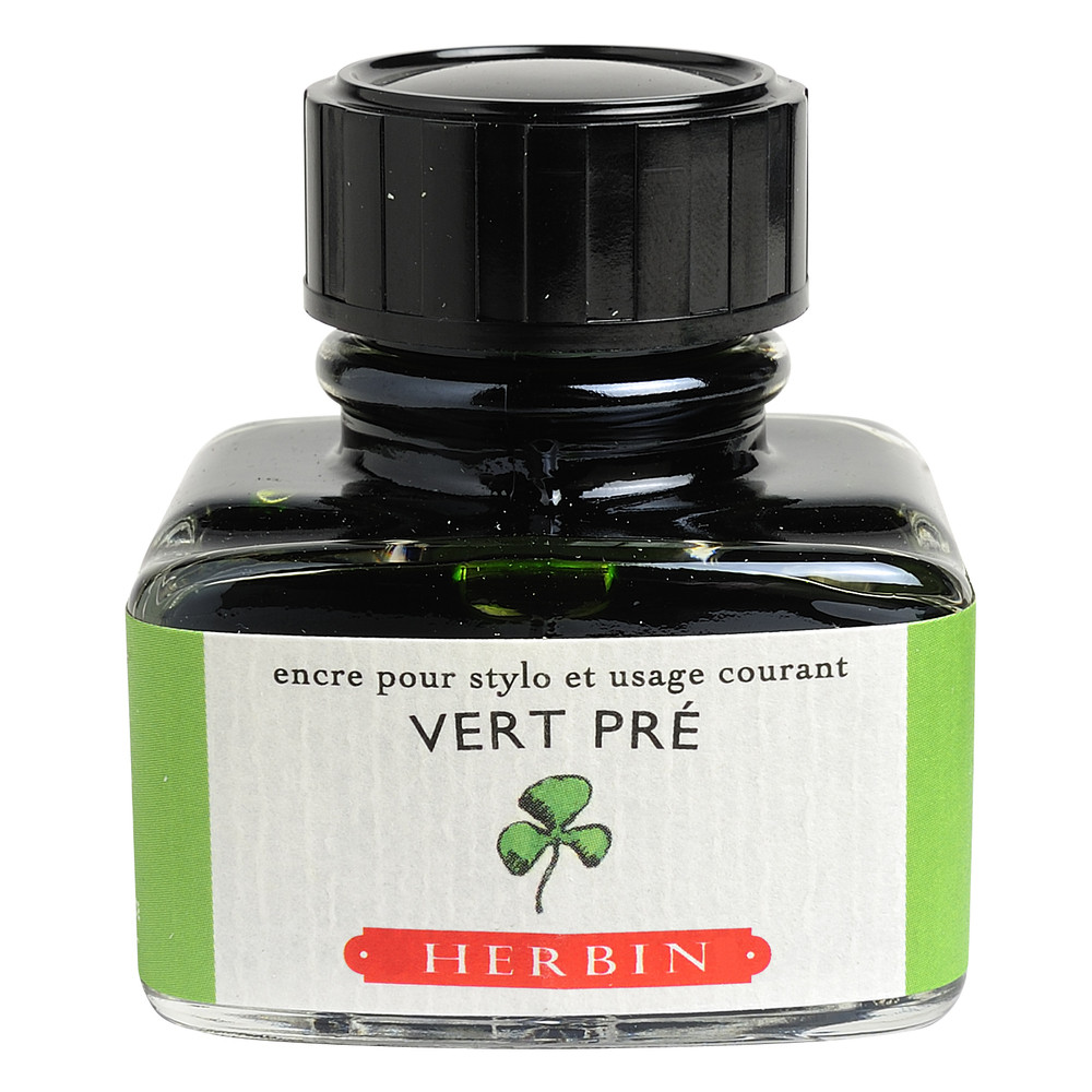 Флакон с чернилами Herbin Vert pre (салатовый) 30 мл, артикул 13031T. Фото 1