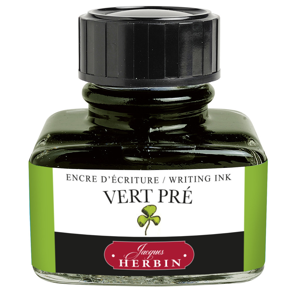 Флакон с чернилами Herbin Vert pre (салатовый) 30 мл, артикул 13031T. Фото 4
