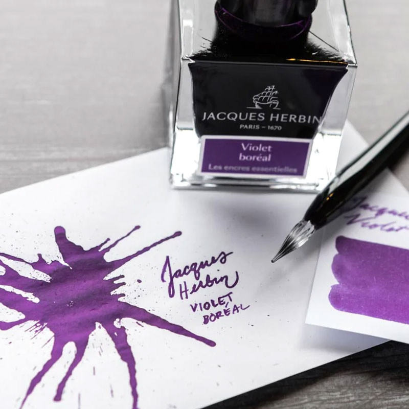 Картриджи с чернилами (7 шт) для перьевой ручки J. Herbin Violet Boreal (фиолетовый), артикул 11073JT. Фото 3