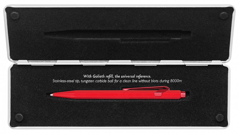 Шариковая ручка Caran d'Ache Office 849 Claim Your Style 3 Scarlet Red, артикул 849.564. Фото 4