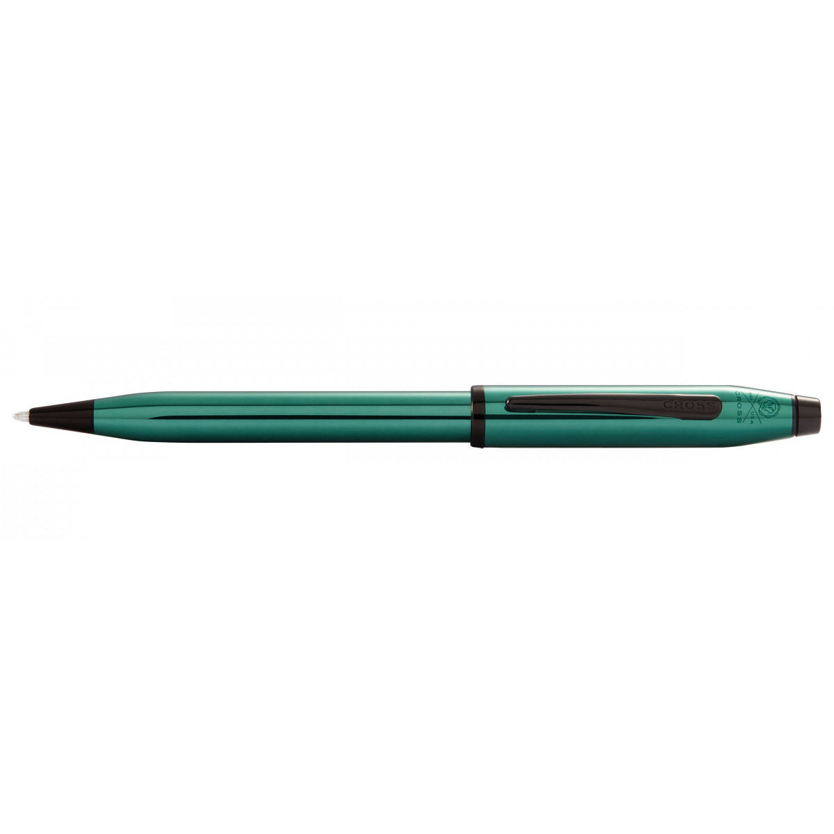 Шариковая ручка Cross Century II Translucent Green Lacquer, AT0082WG-139 Шариковая ручка Cross Century II Translucent Green Lacquer, артикул AT0082WG-139. Фото 1