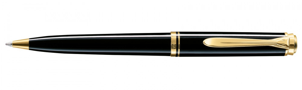 Шариковая ручка Pelikan Souveran K600 Black GT, артикул 980193. Фото 1