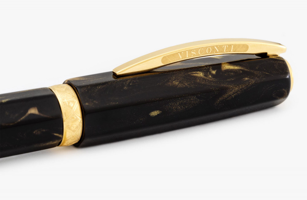 Ручка-роллер Visconti Medici Golden Black, артикул KP17-07-RB. Фото 5