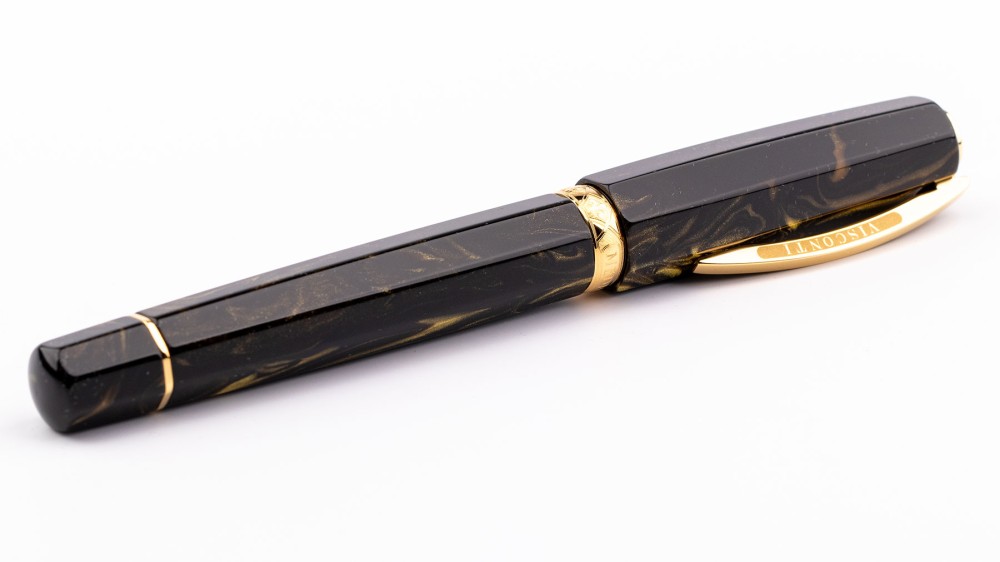Ручка-роллер Visconti Medici Golden Black, артикул KP17-07-RB. Фото 2