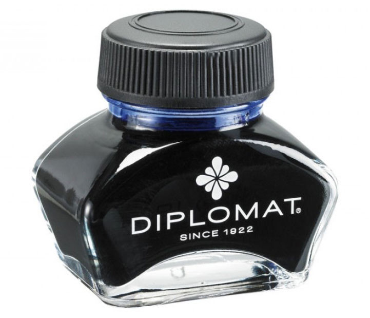 Флакон с чернилами Diplomat для перьевой ручки синий 30 мл, артикул D10275220. Фото 1
