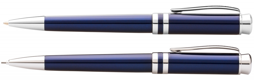 Набор Franklin Covey Freemont Blue Lacquer шариковая ручка и карандаш, артикул FC0031-4. Фото 2