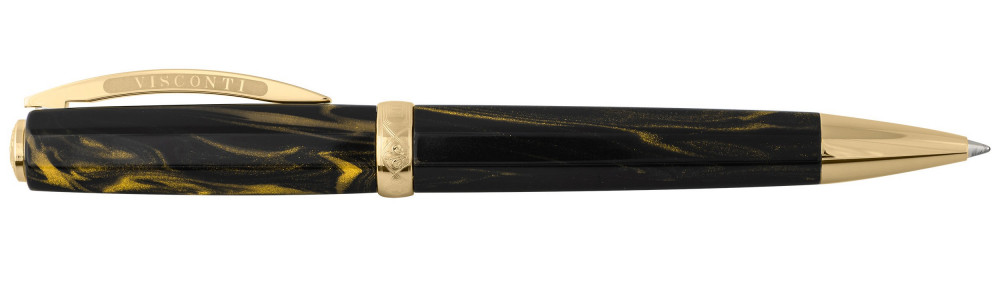 Шариковая ручка Visconti Medici Golden Black, артикул KP17-07-BP. Фото 1