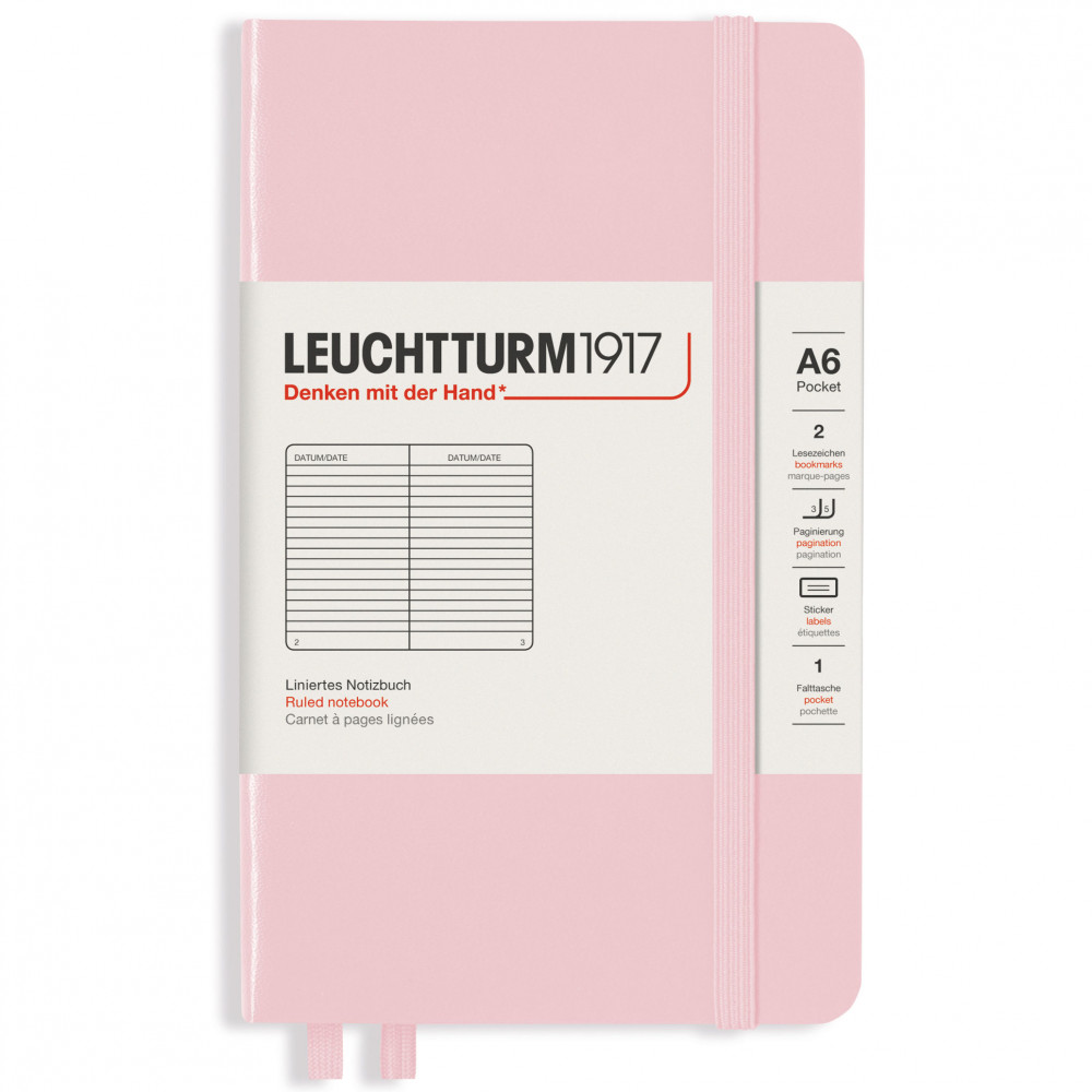 Записная книжка Leuchtturm Pocket A6 Powder твердая обложка 187 стр, артикул 363938. Фото 9