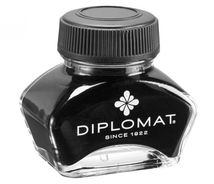 Флакон с чернилами Diplomat для перьевой ручки черный 30 мл, артикул D20000324. Фото 1