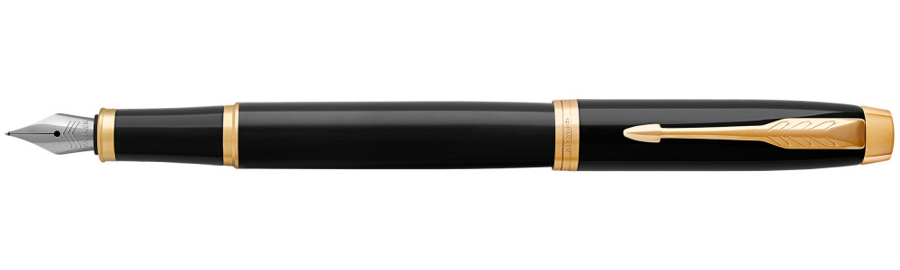 Перьевая ручка Parker IM Core Black Lacquer GT, артикул 1931645. Фото 1