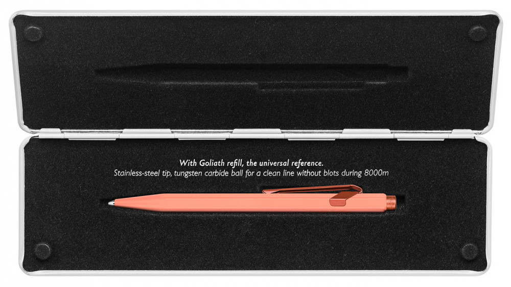 Шариковая ручка Caran d'Ache Office 849 Claim Your Style 3 Tangerine, артикул 849.568. Фото 4