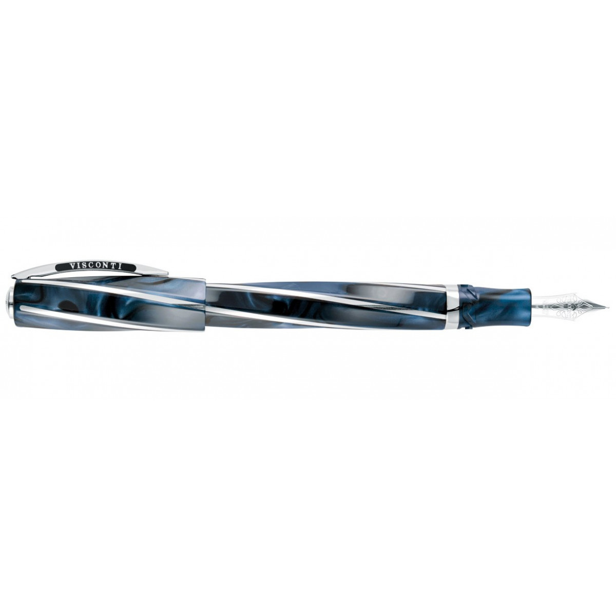 Перьевая ручка Visconti Divina Elegance Imperial Blue, артикул KP18-03-FPF. Фото 1