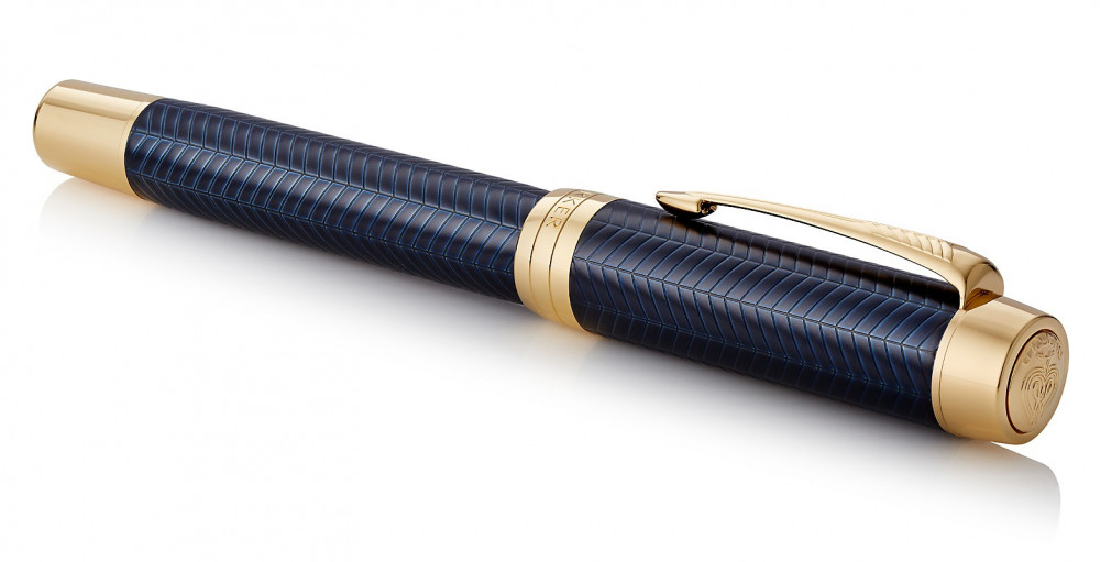 Перьевая ручка Parker Duofold Prestige Blue Chevron GT, артикул 1931369. Фото 4