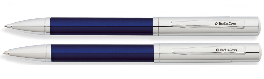 Набор Franklin Covey Greenwich Blue Lacquer шариковая ручка и карандаш, артикул FC0021-3. Фото 1