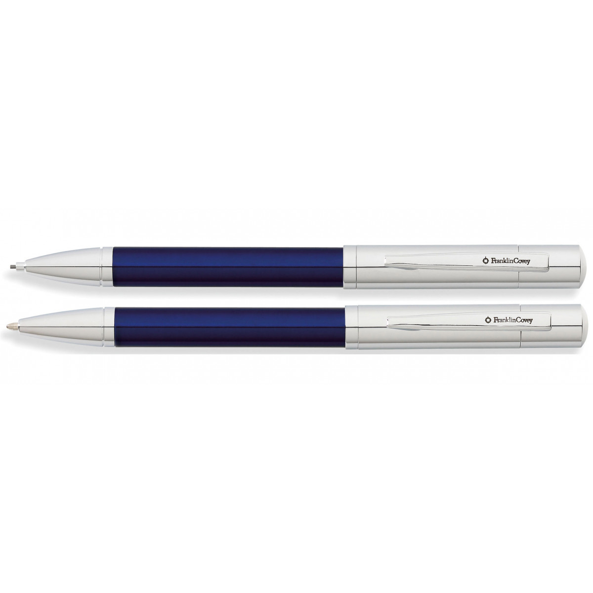 Набор Franklin Covey Greenwich Blue Lacquer шариковая ручка и карандаш, артикул FC0021-3. Фото 1