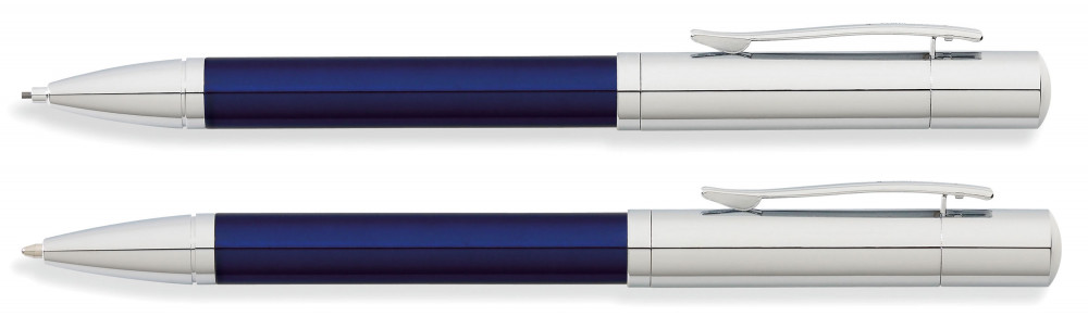 Набор Franklin Covey Greenwich Blue Lacquer шариковая ручка и карандаш, артикул FC0021-3. Фото 2