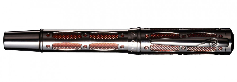 Перьевая ручка Pierre Cardin The One хром с красной вставкой, артикул PC1001FP-05. Фото 3