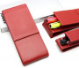 Кожаный футляр для ручки Lamy A314 красный
