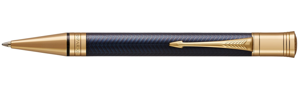 Шариковая ручка Parker Duofold Prestige Blue Chevron GT, артикул 1931373. Фото 1