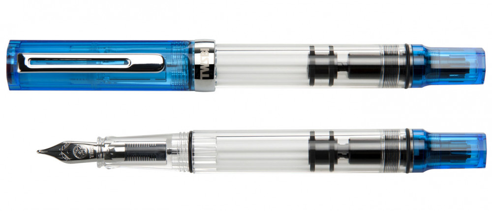 Перьевая ручка TWSBI Eco Transparent Blue, артикул M2530160. Фото 2
