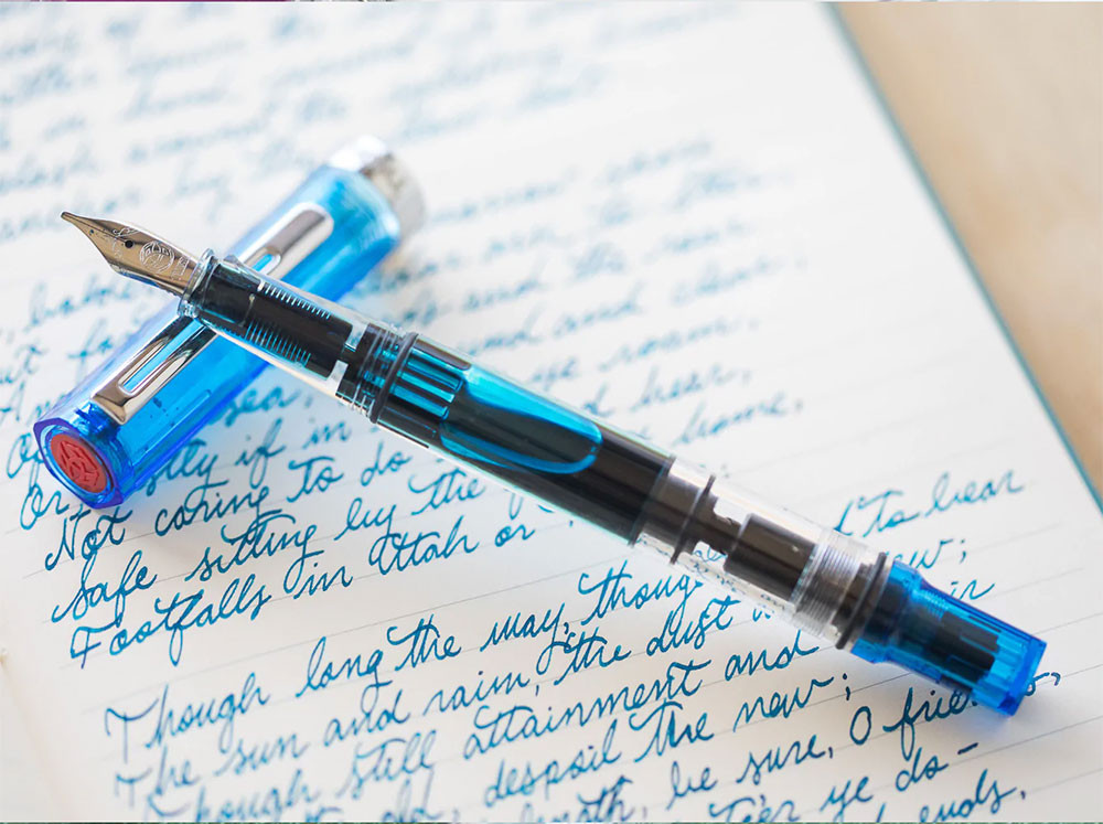 Перьевая ручка TWSBI Eco Transparent Blue, артикул M2530160. Фото 7