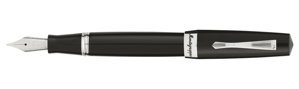 Перьевая ручка Montegrappa Elmo 02 Black, артикул elmo02-c-fp-m. Фото 1