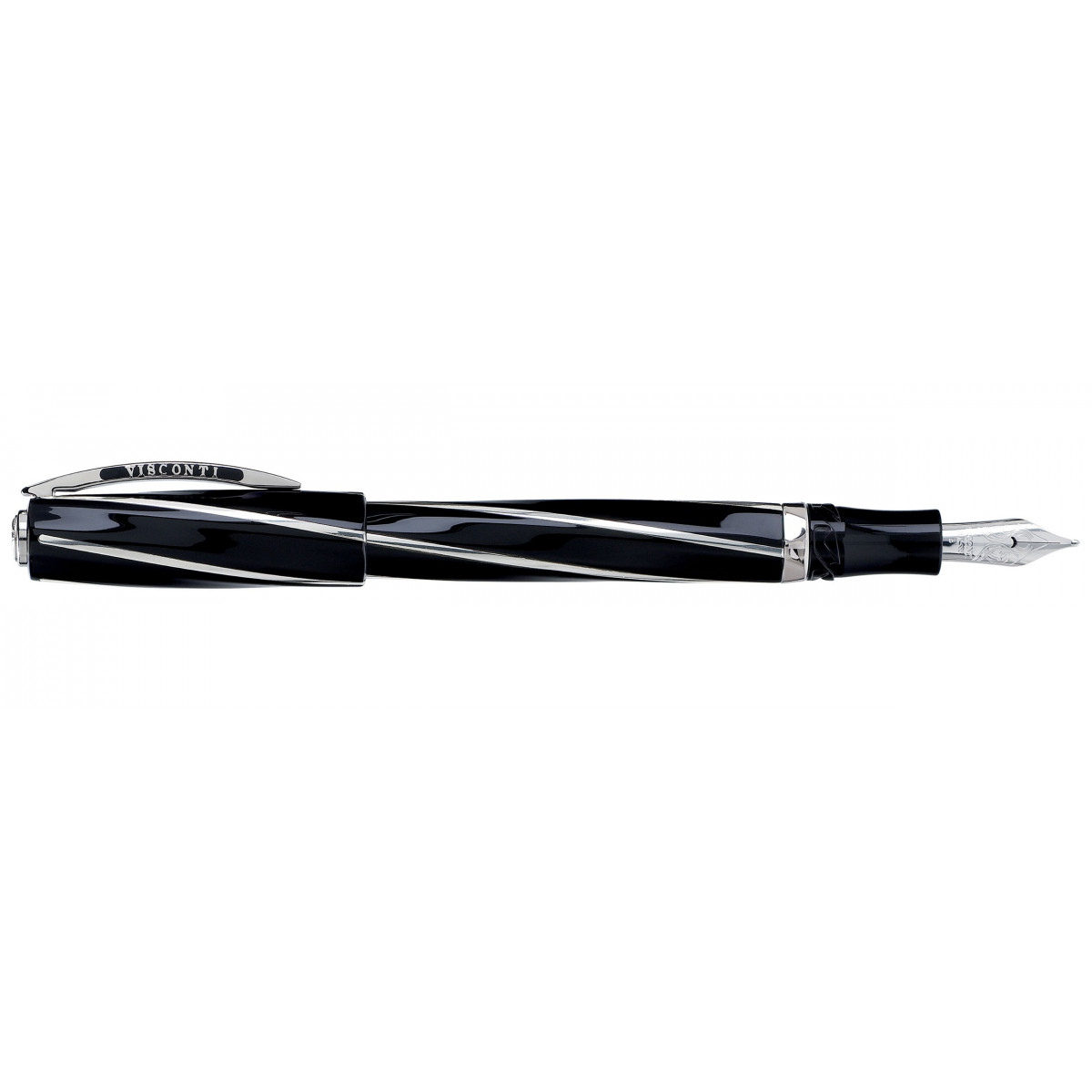 Перьевая ручка Visconti Divina Elegance Black, KP18-05-FPF Перьевая ручка Visconti Divina Elegance Black, артикул KP18-05-FPF. Фото 1