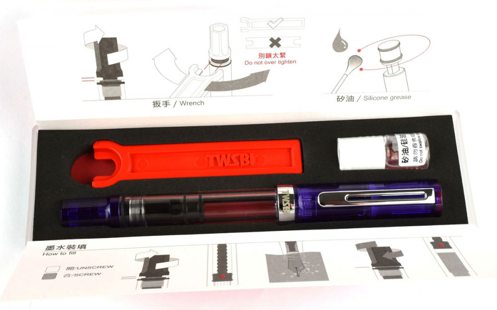 Перьевая ручка TWSBI Eco Transparent Purple, артикул M2531100. Фото 8