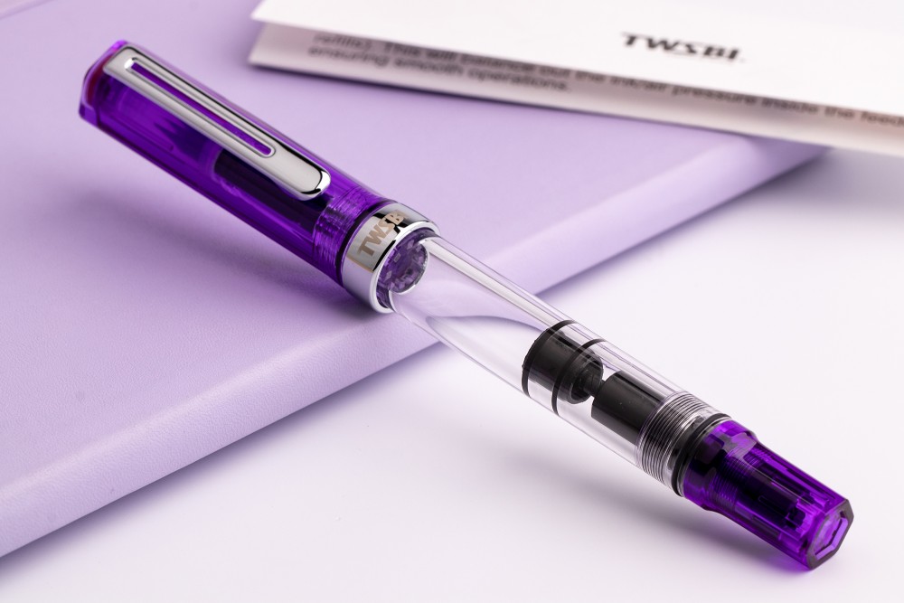 Перьевая ручка TWSBI Eco Transparent Purple, артикул M2531100. Фото 4