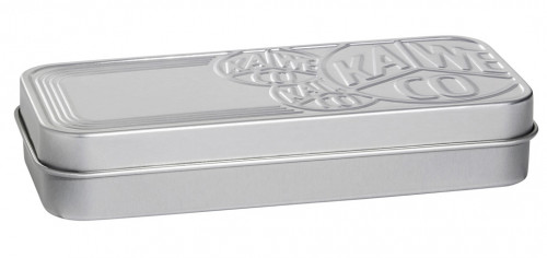 Подарочный металлический футляр Kaweco для коротких ручек, серебристый Подарочный металлический футляр Kaweco для коротких ручек, серебристый