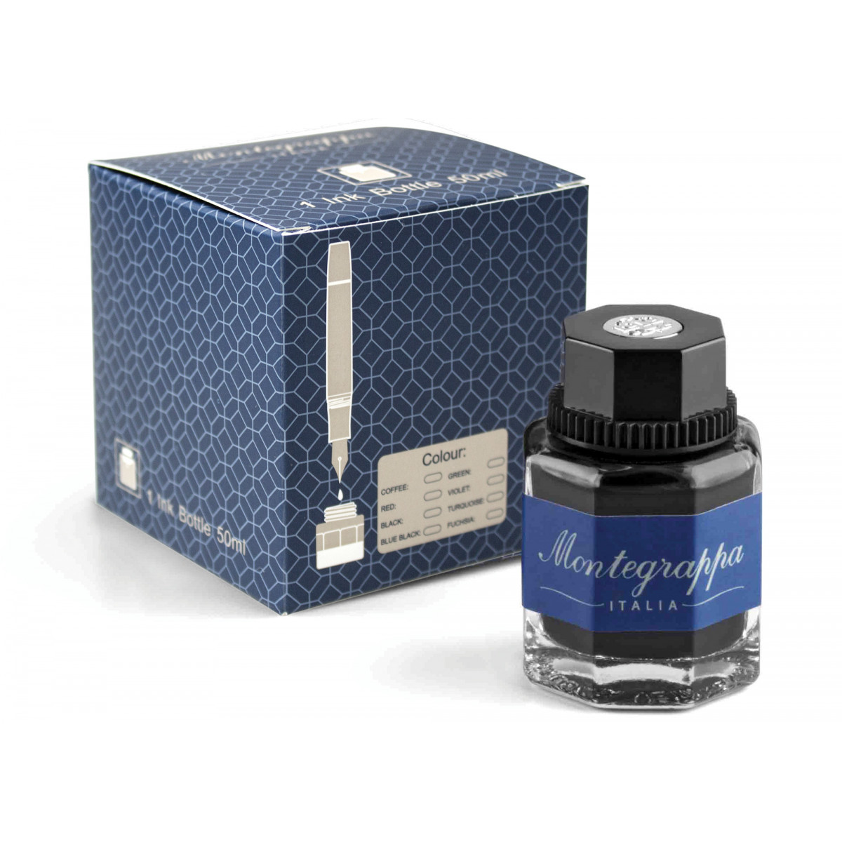 Флакон с чернилами Montegrappa для перьевой ручки черный 50 мл, ia01bzic Флакон с чернилами Montegrappa для перьевой ручки черный 50 мл, артикул ia01bzic. Фото 1