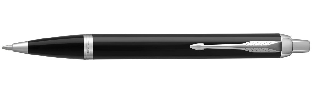 Шариковая ручка Parker IM Core Black Lacquer CT, артикул 1931665. Фото 1