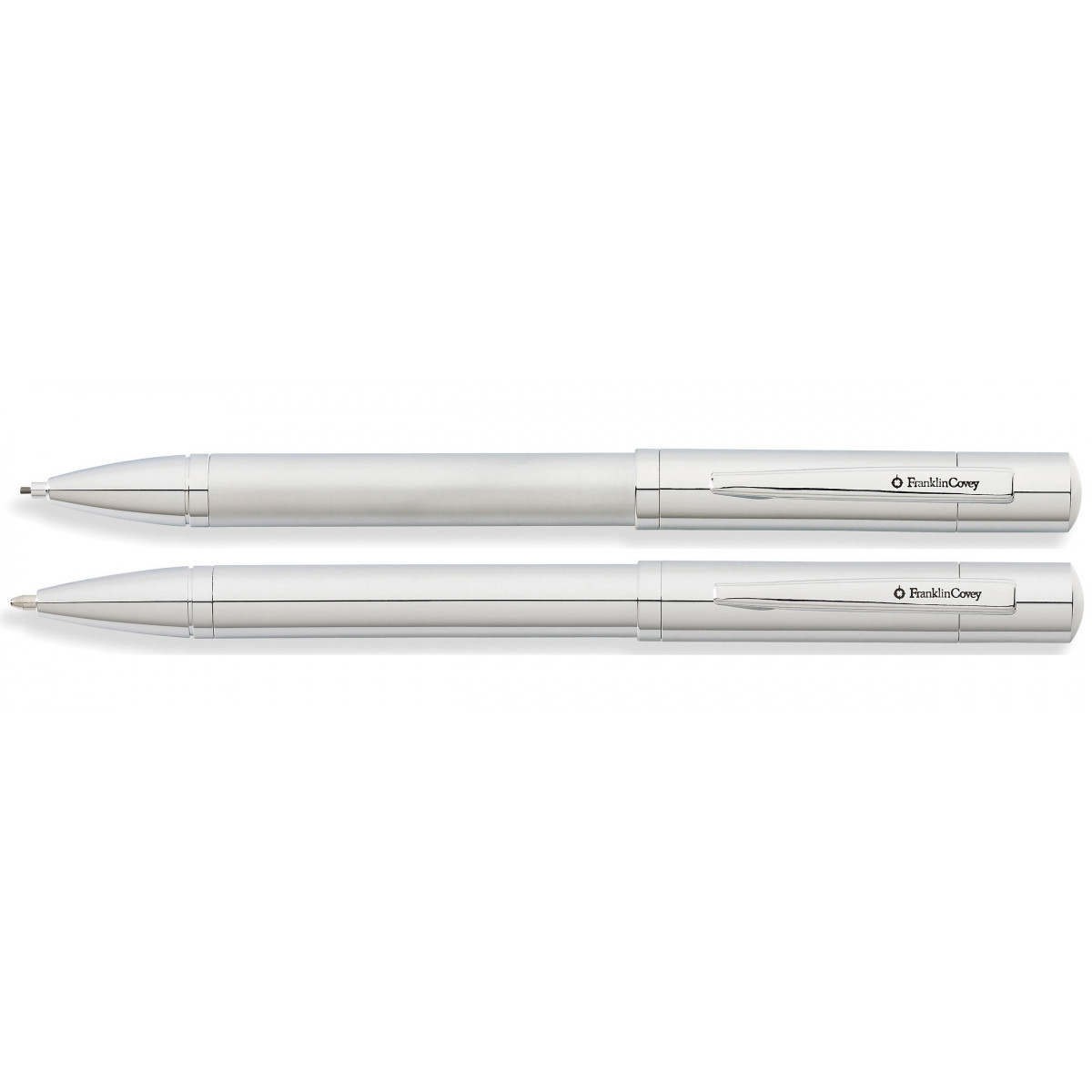 Набор Franklin Covey Greenwich Satin Chrome шариковая ручка и карандаш, FC0021-1 Набор Franklin Covey Greenwich Satin Chrome шариковая ручка и карандаш, артикул FC0021-1. Фото 1