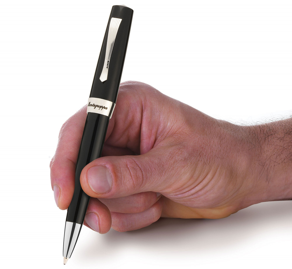 Шариковая ручка Montegrappa Elmo 02 Black, артикул elmo02-c-bp. Фото 2