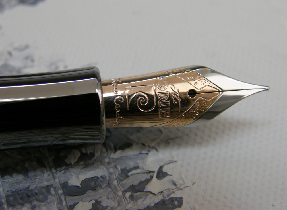 Перьевая ручка Pierre Cardin The One хром с серой вставкой, артикул PC1001FP-06. Фото 3