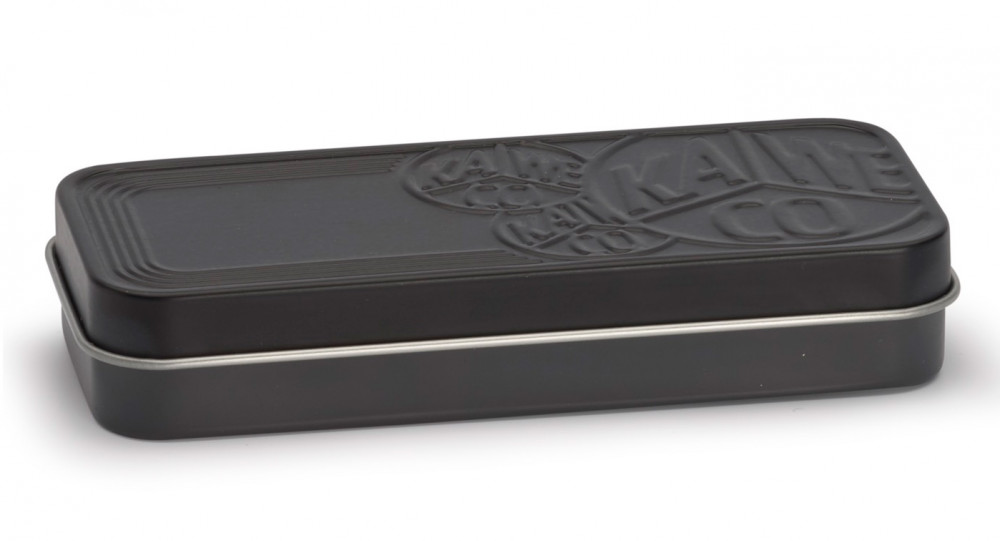 Подарочный металлический футляр Kaweco для коротких ручек, черный, артикул 20000605. Фото 1