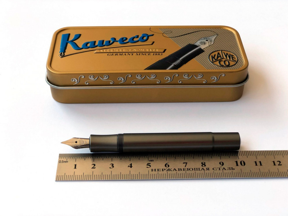 Перьевая ручка Kaweco AL Sport Anthracite, артикул 10000427. Фото 4