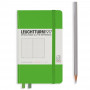 Записная книжка Leuchtturm Pocket A6 Fresh Green твердая обложка 187 стр