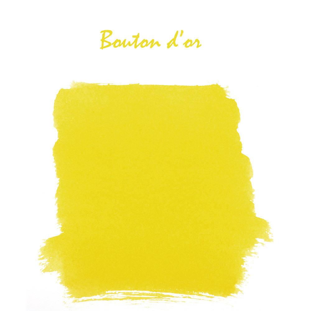 Флакон с чернилами Herbin Bouton d'or (желтый) 10 мл, артикул 11553T. Фото 2