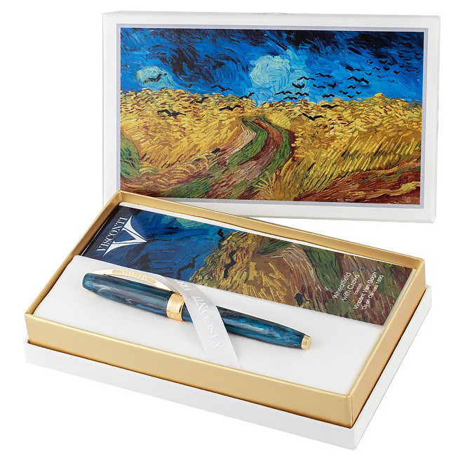 Ручка-роллер Visconti Van Gogh Wheatfield with Crows LE (Пшеничное поле с воронами), артикул KP12-12-RB. Фото 7