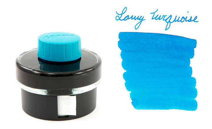 Флакон с чернилами Lamy T52 для перьевой ручки бирюзовый 50 мл, артикул 1608934. Фото 2