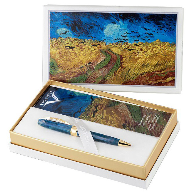 Шариковая ручка Visconti Van Gogh Wheatfield with Crows LE (Пшеничное поле с воронами), артикул KP12-12-BP. Фото 2