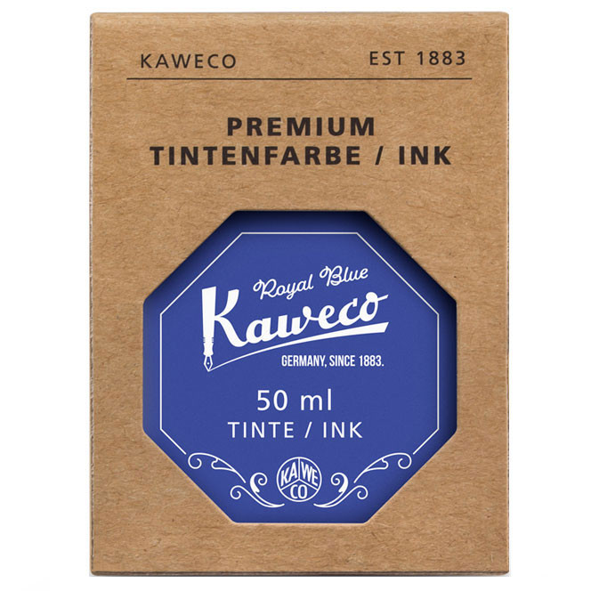 Флакон с чернилами для перьевой ручки Kaweco Royal Blue 50 мл, артикул 10002191. Фото 2