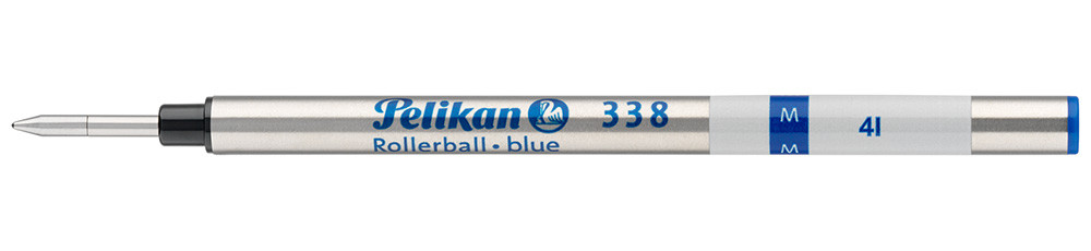 Стержень для ручки-роллера Pelikan 338 синий M (средний), артикул 922187. Фото 1