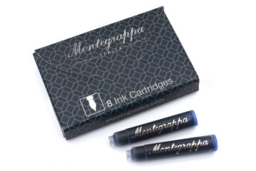 Картриджи с чернилами (8 шт) для перьевой ручки Montegrappa синий
